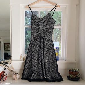 Lace midi dress